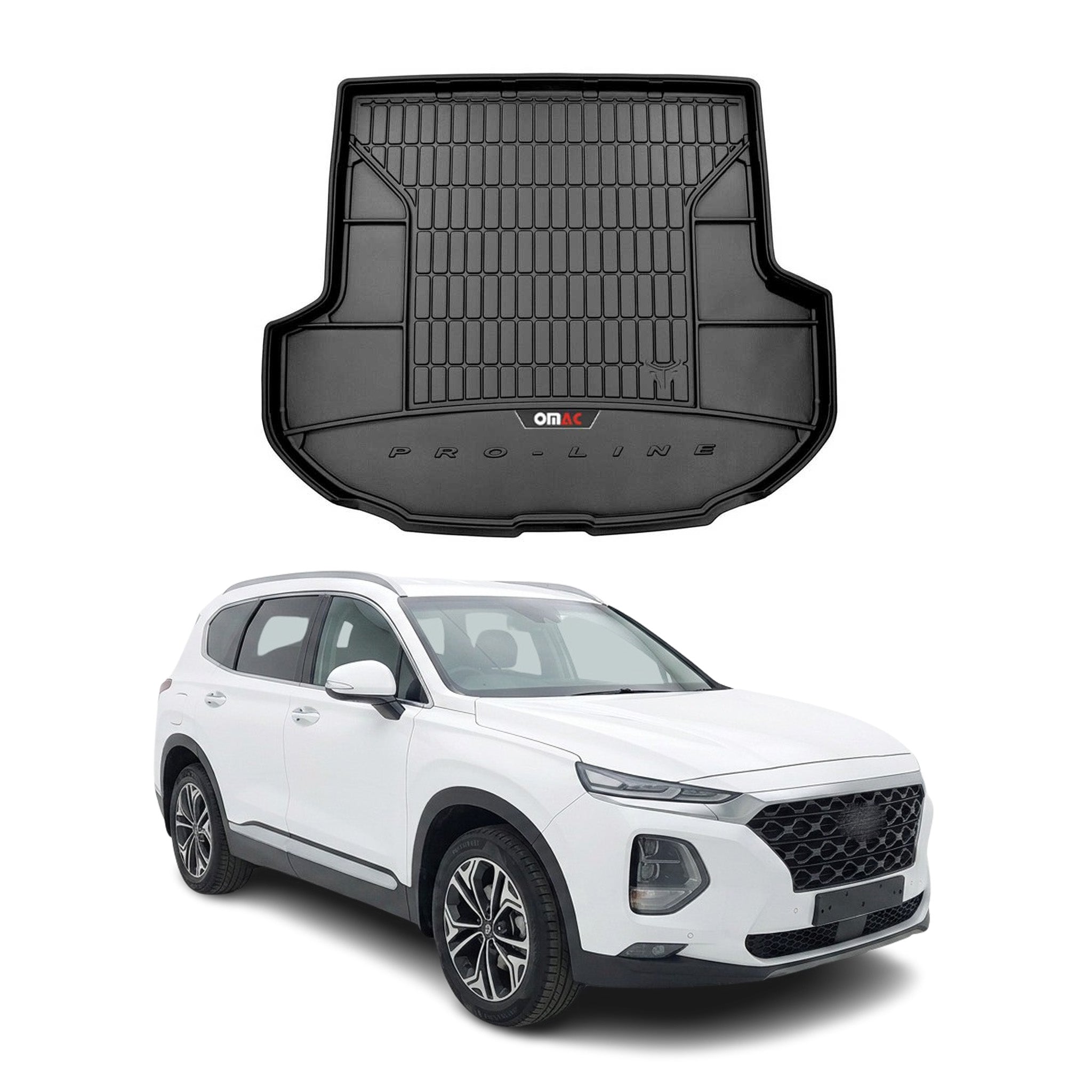 OMAC Gummi Kofferraumwanne für Hyundai Santa Fe IV 5Stize 2018-2020 Pre-FL