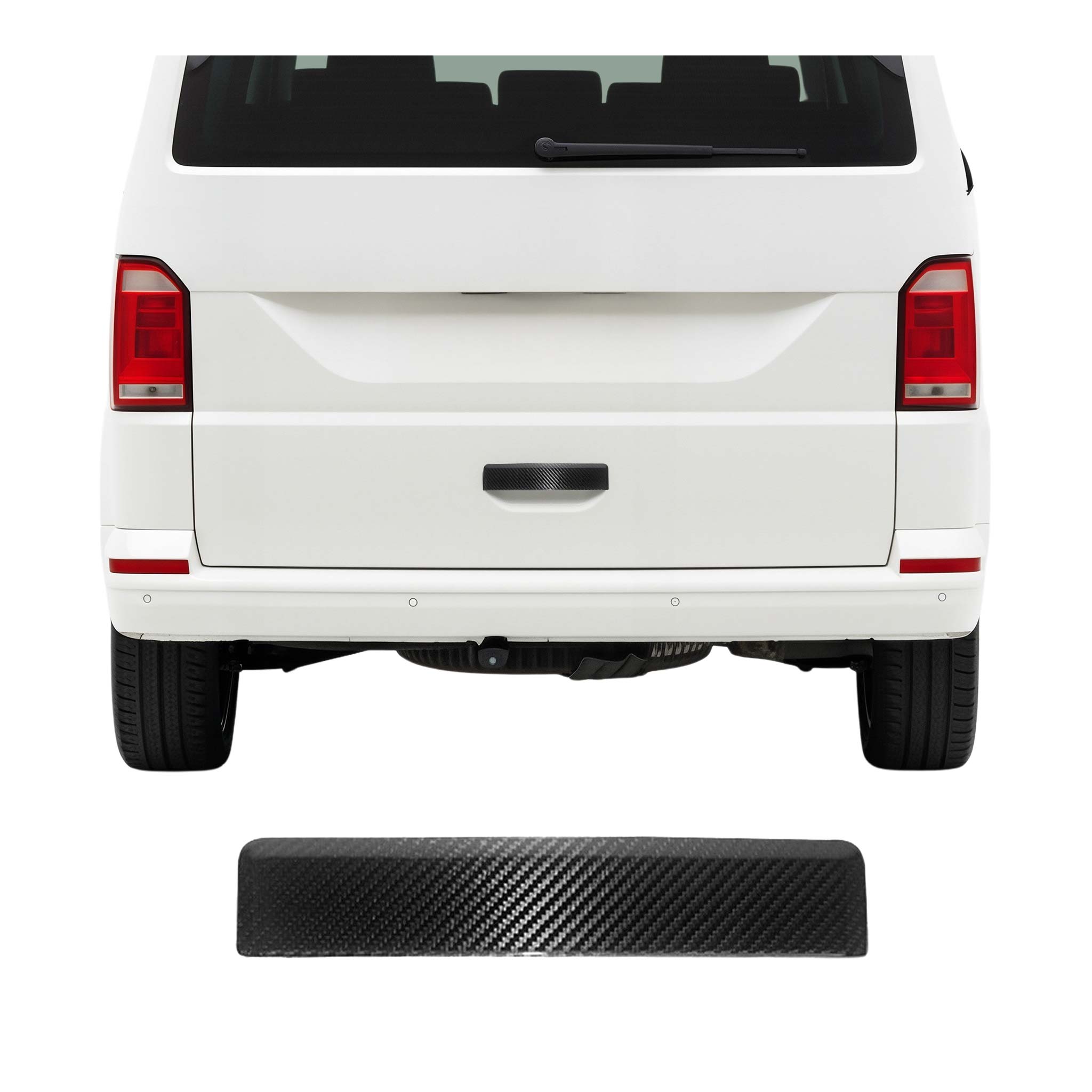 Heckklappe Kofferraumöffner Griff für VW Caddy 2021-2026 Kohlefaser Carbon