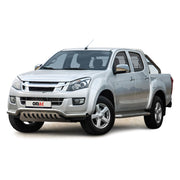 Edelstahl Frontschutzbügel für Isuzu D-Max 2012-2019 mit ABE Silber Rammschutz