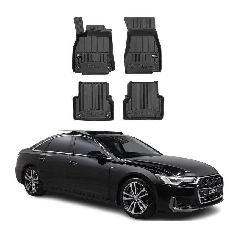 OMAC Gummi Fußmatten für Audi A6 Limo Avant Allroad C8 2018-2025 TPE Automatten