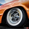 4x white wall rings white wall tires 15 inch white rubber car tuning