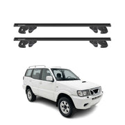 Dachträger Grundtäger für Nissan Terrano II R20 1993-2005 Alu TÜV Schwarz 2tlg