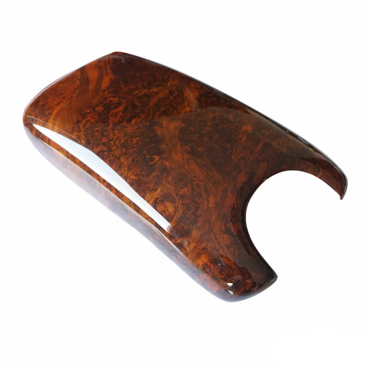 Center armrest cover for Mercedes CLK C209 A209 2002-2010 burl wood without phone