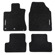 Velours Fußmatten für Nissan Qashqai I 2006-2013 Autoteppich Schwarz 4 Teile