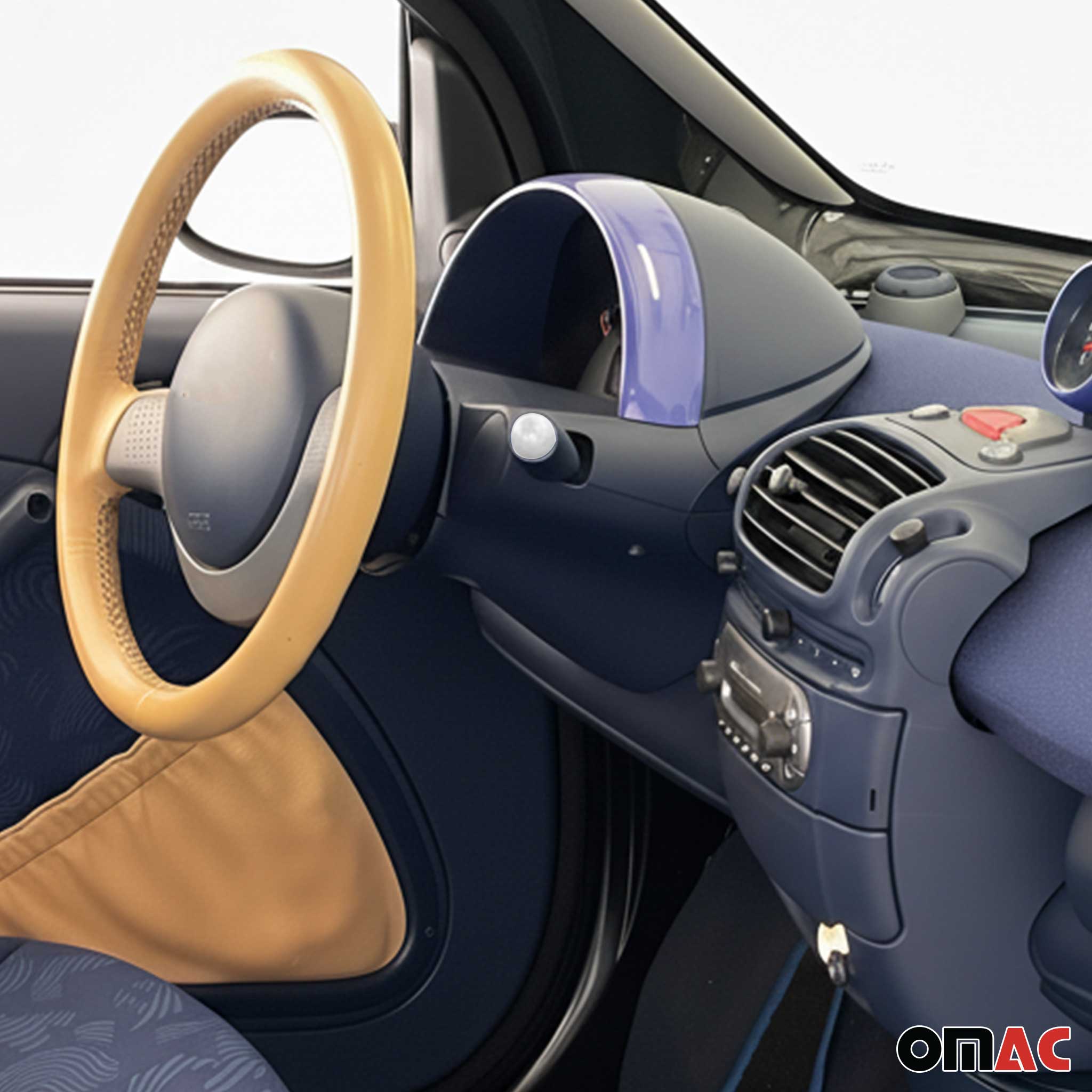 Signalhebel Abdeckung für Smart City-Coupe 1998-2007 Edelstahl Chrom 2tlg