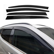 4x Windabweiser Regenabweiser für Nissan Juke 2010-2019 Acryl Dunkel