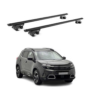 Dachträger Grundtäger für Citroen C5 Aircross 2018-2025 90kg Alu Schwarz ABE