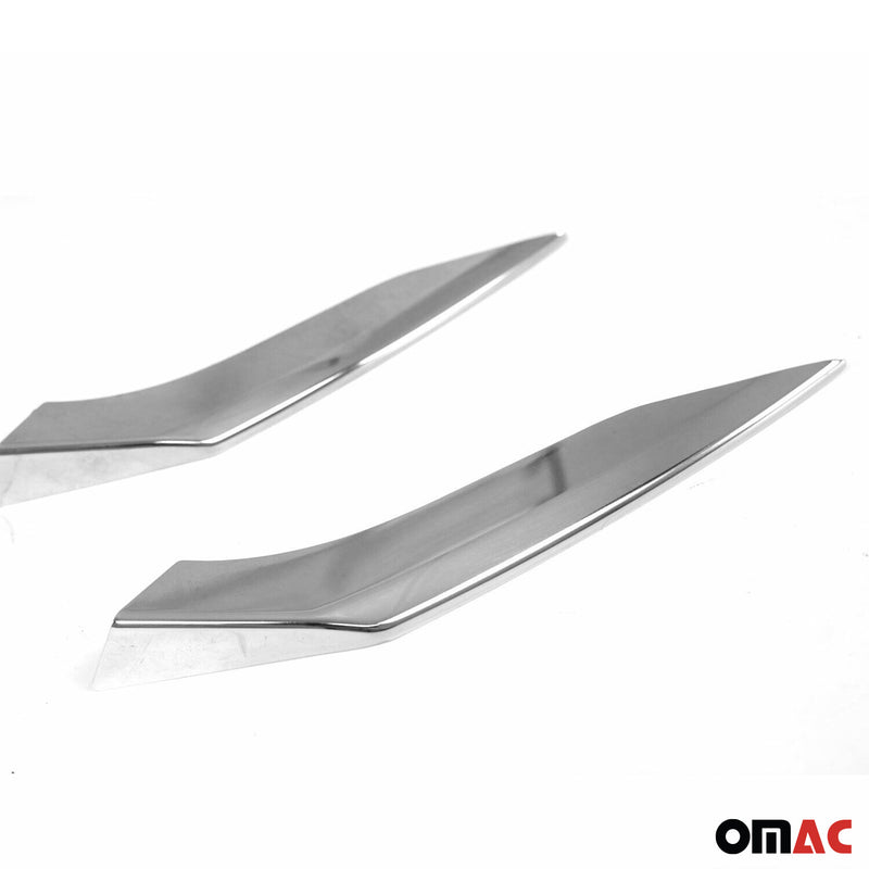 Nebelscheinwerfer Rahmen Umrandung für Renault Clio 2019-2025 Edelstahl 5x