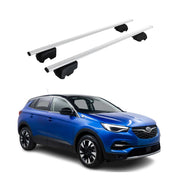 Dachträger Gepäckträger für Opel Vauxhall Grandland X 2017-2024 ABE Silber