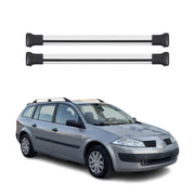 Dachträger Grundtäger für Renault Megane 2002-2009 75kg Aluminium Silber 2 tlg