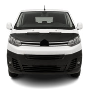 Haubenbra Steinschlagschutz für Peugeot Expert Traveller 2016-2026 Schwarz Halb