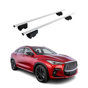 Dachträger Grundtäger für Infiniti QX50 2018-2025 75kg Metall Silber 2 tlg