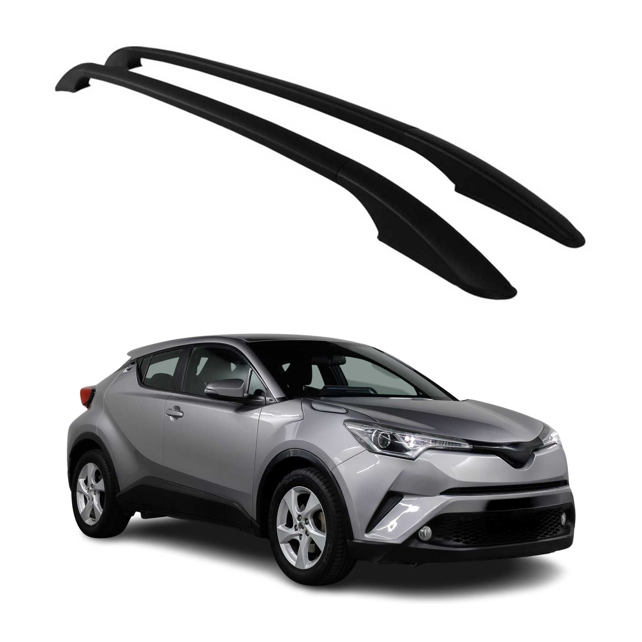 Aluminium Dachreling Relingträger für Citroen DS4 2011-2018 Schwarz 2x