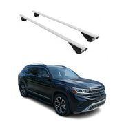Dachträger Grundtäger für VW Atlas 2017-2026 75kg Metall Silber 2 tlg