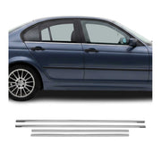 Fensterleisten Zierleisten für BMW 3er E46 1998-2007 Edelstahl Chrom 4tlg