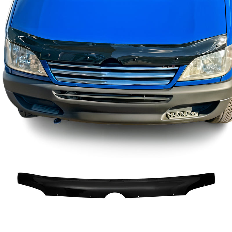 Motorhaube Deflektor Steinschlagschutz für Mercedes Sprinter 2002-2021 Schwarz