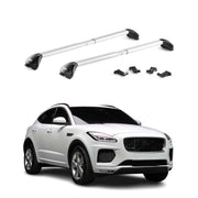 Dachträger Grundtäger für Jaguar E-Pace 2018-2024 100kg Alu Silber 2 tlg ABE