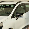 Spiegelkappen Spiegelabdeckung für Renault Clio 2012-2018 ABS Schwarz Glanz 2tlg