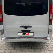 Ladekantenschutz Stoßstange für Nissan Primastar 2001-14 Edelstahl Dunkel Chrom