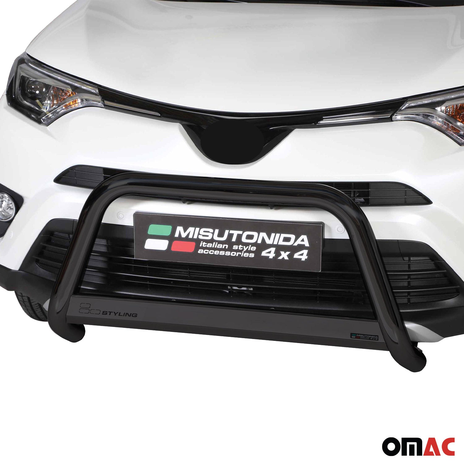 Frontbügel Frontschutzbügel für Toyota RAV4 Hybrid One 2016-2018 ø63 Schwarz