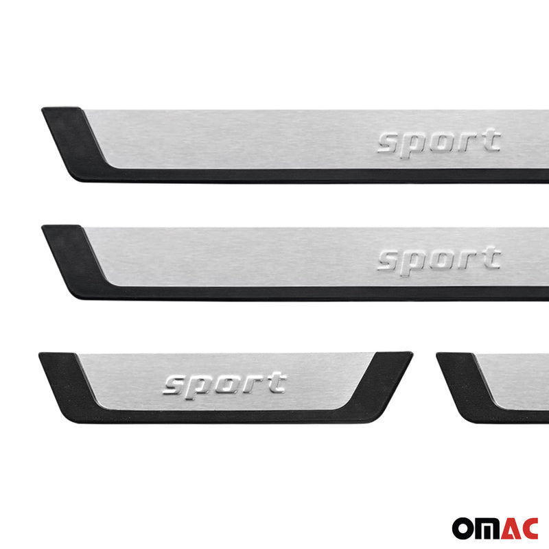 Einstiegsleisten Schweller Sport für Opel Astra G 1998-2009 Chrom Gebürstet 4x