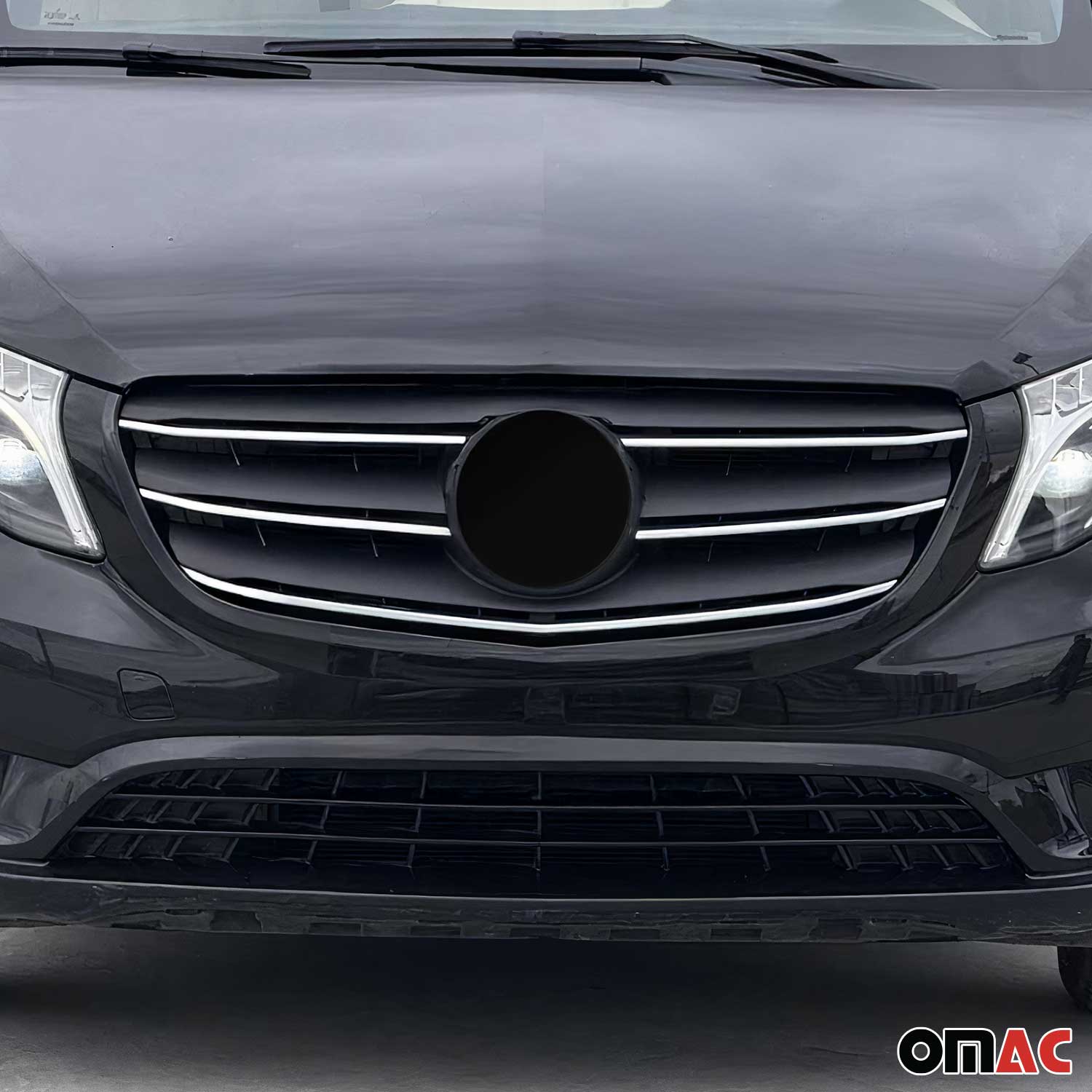 Kühlergrill Leisten Grillleisten für Mercedes Vito W447 2020-2026 FL Chrom 5tlg