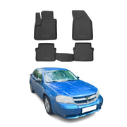 OMAC Gummimatten Fußmatten für Dodge Avenger 2008-2014 TPE Automatten Schwarz 4x