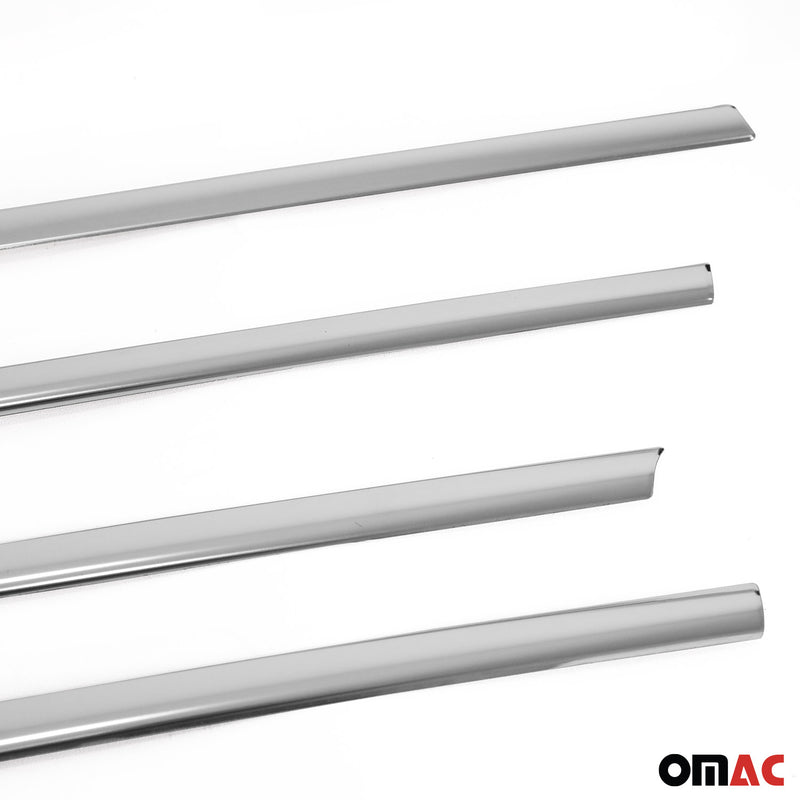 Fensterleisten Fensterrahmen für Ford Puma 2019-2025 Edelstahl Silber 8 tlg