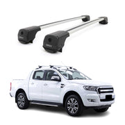 Dachträger Grundträger für Ford Ranger T6 P375 2011-2022 Aluminium 75kg Grau 2x