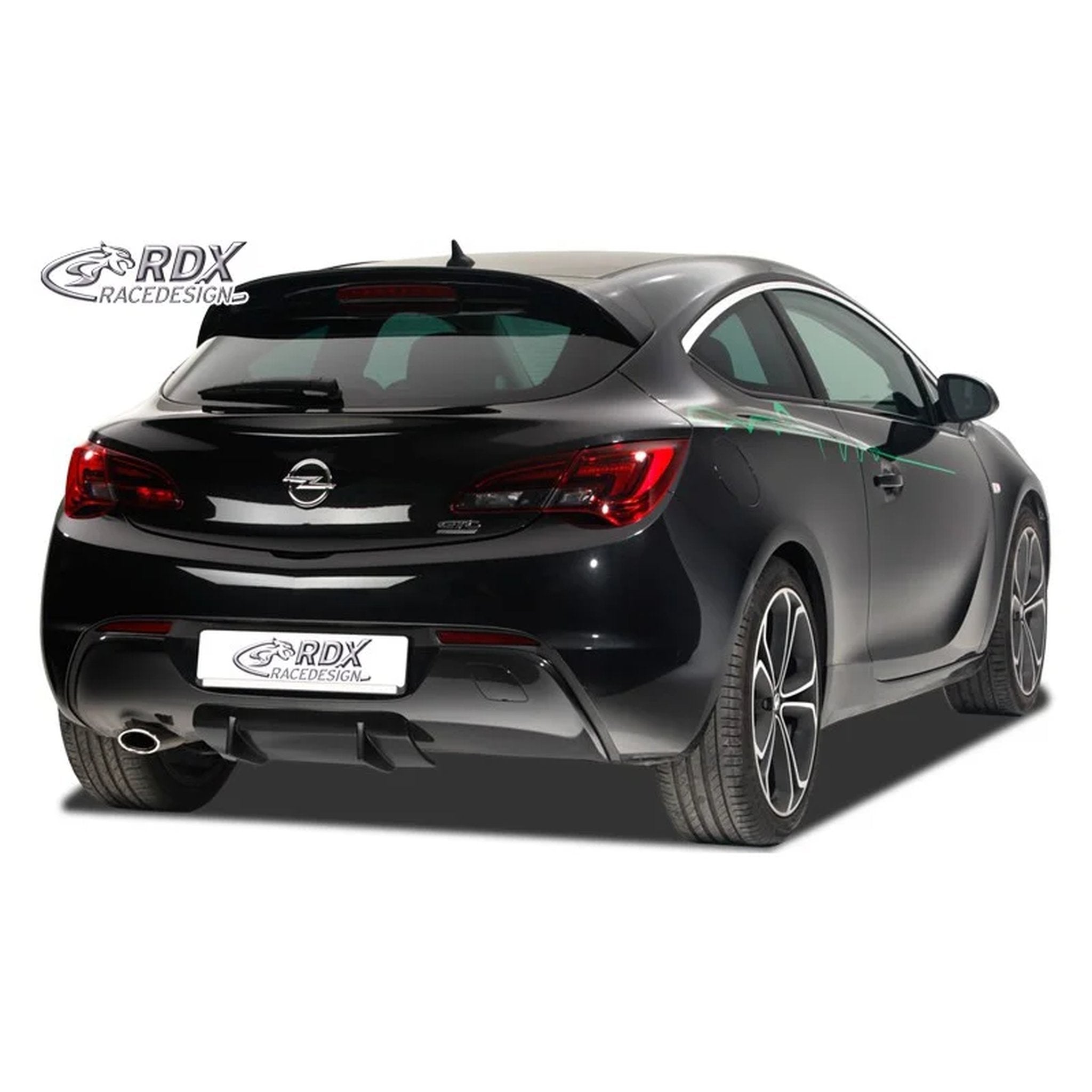 RDX Heckschürzenansatz Diffuser U-Diff für Opel Astra J GTC 2009-15