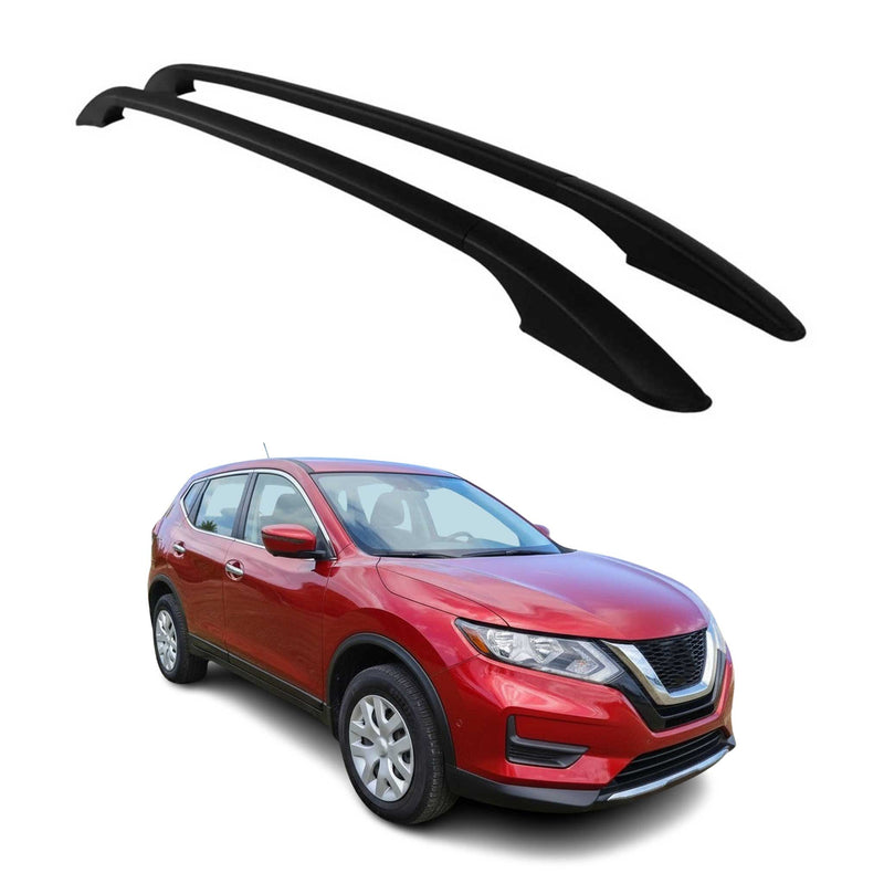 Aluminium Dachreling Relingträger für Nissan Qashqai J10 2007-2014 Schwarz