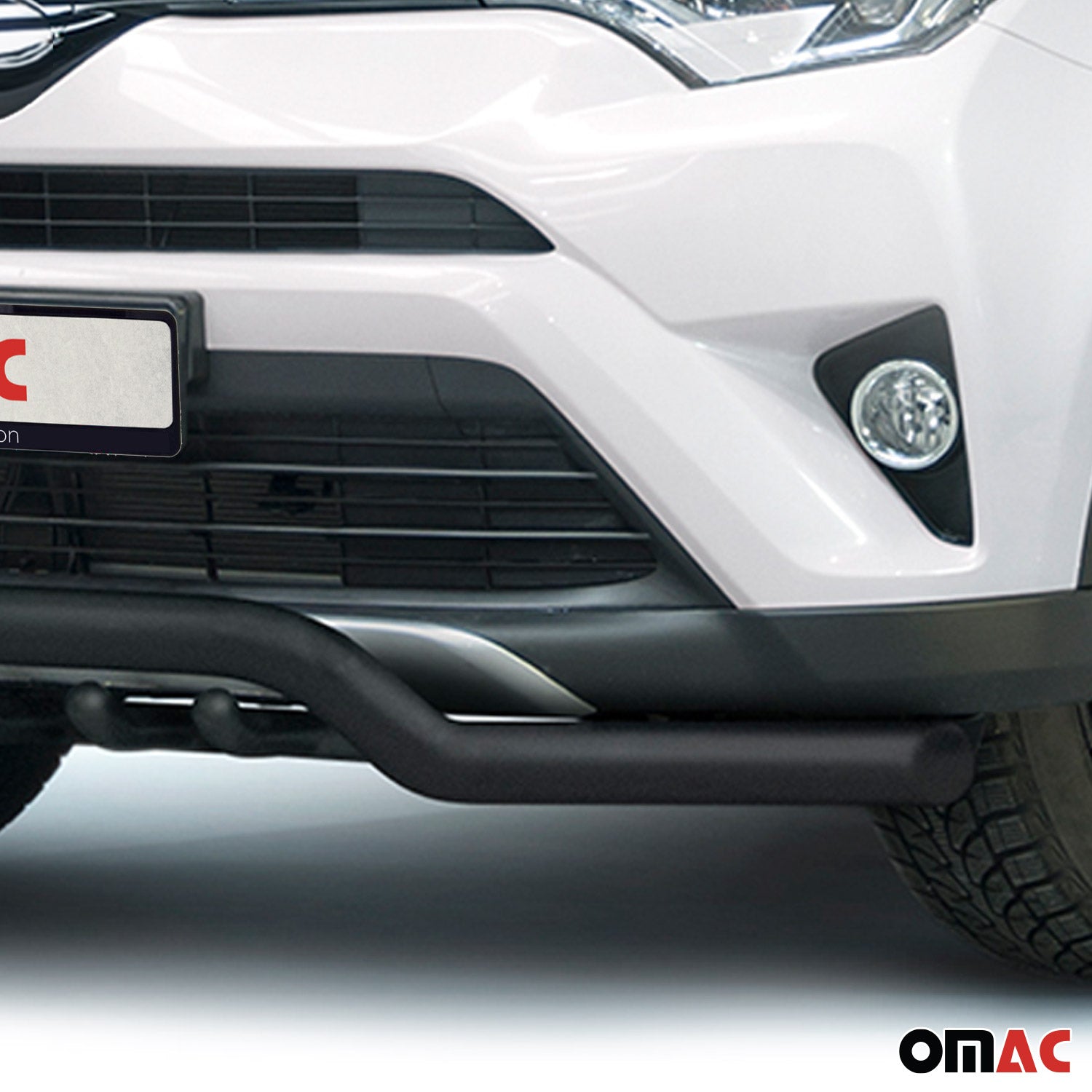 Frontschutzbügel Frontbügel für Toyota RAV4 2015-2018 Edelstahl mit ABE Schwarz