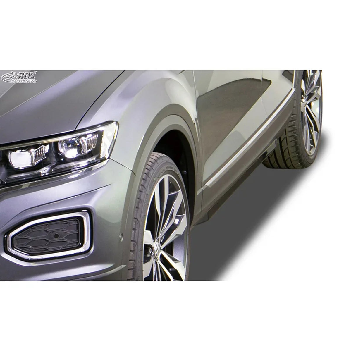 RDX Seitenschweller 'Slim' für VW T-Roc 2017- ABS Schwarz 2er-Set TÜV