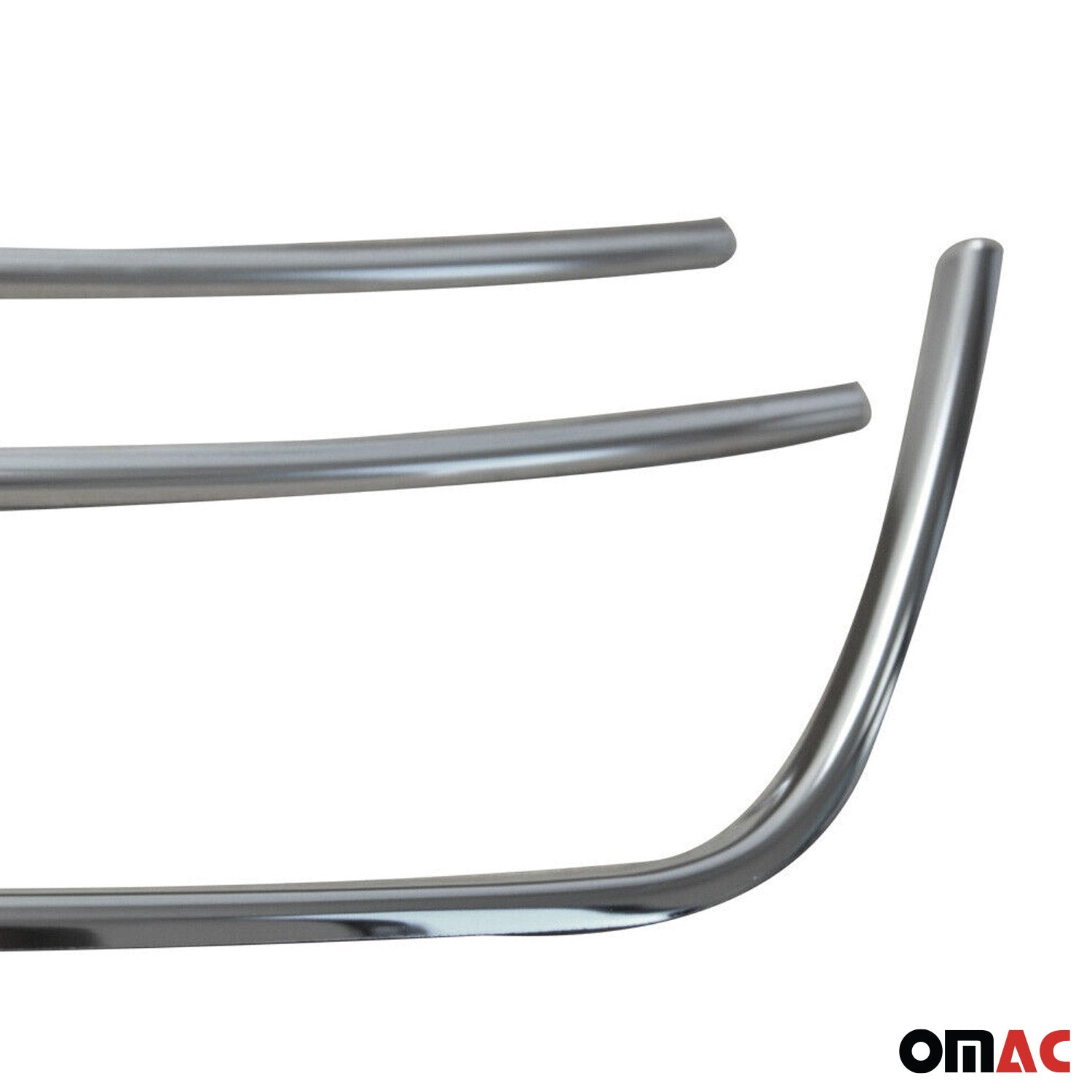 Kühlergrill Leisten Grillleisten für VW Caddy 2010-2015 Edelstahl Chrom 3tlg