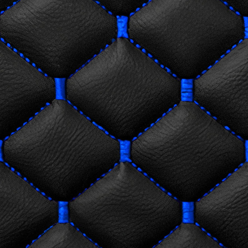 Sitzbezüge Schonbezüge für Ford Transit 2014-2025 Kunstleder Schwarz Blau 2+1