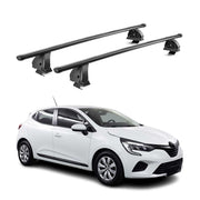 Stahl Dachträger für Renault Clio V 2019-2026 TÜV Abschließbar 2tlg Schwarz