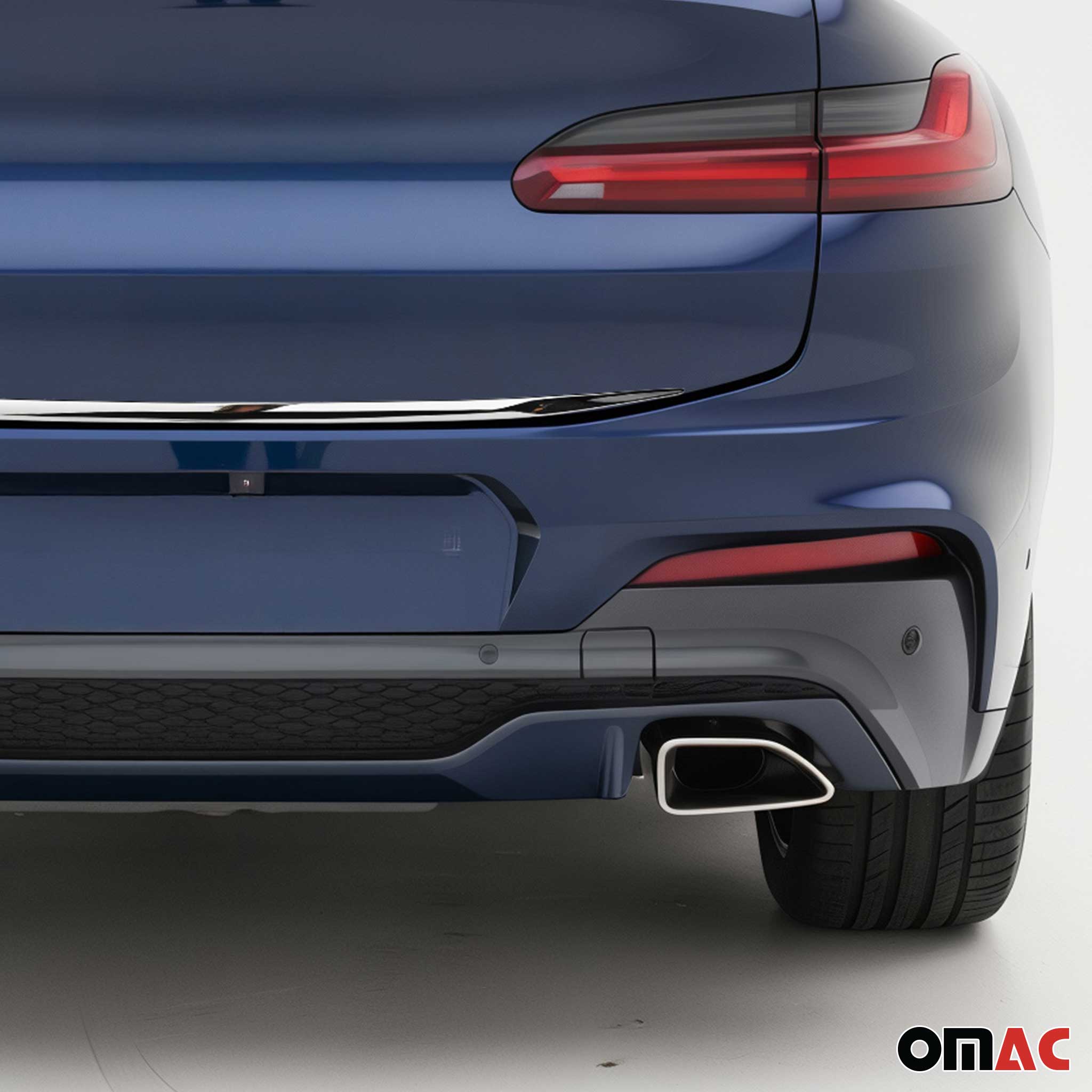 Kofferraumleiste Heckklappe Leiste für BMW X4 G02 2018-2025 Edelstahl Chrom 1tlg