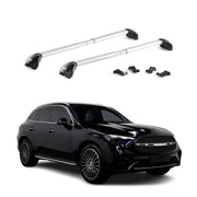 Dachträger Grundtäger für Mercedes GLC X254 2022-2026 100kg Alu Silber 2 tlg ABE