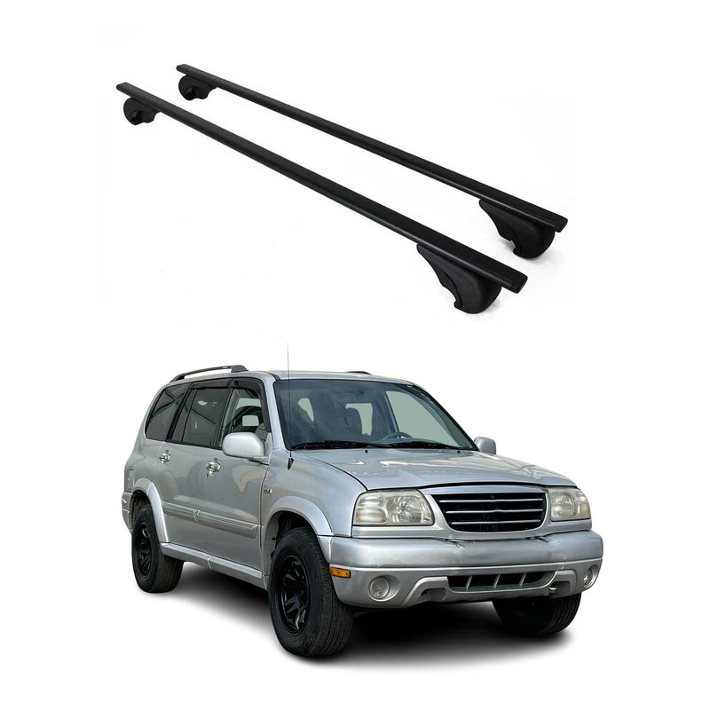 Dachträger Grundtäger für Suzuki Grand Vitara mk1 1998-2005 75kg Metall Schwarz
