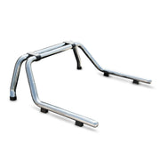 Überrollbügel Rollbar für Toyota Hilux 2015-2026 Gefärbten Stahl Ø60 Silber