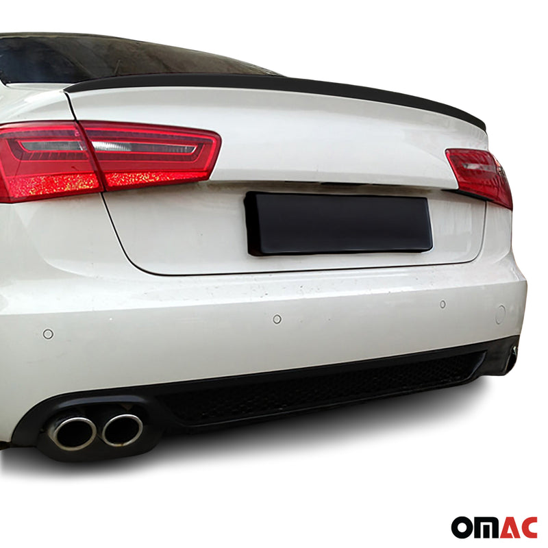 Heckspoiler Heckflügel Hecklippe für Audi A6 Limo C7 2011-2018 Farbe LY9B ABS