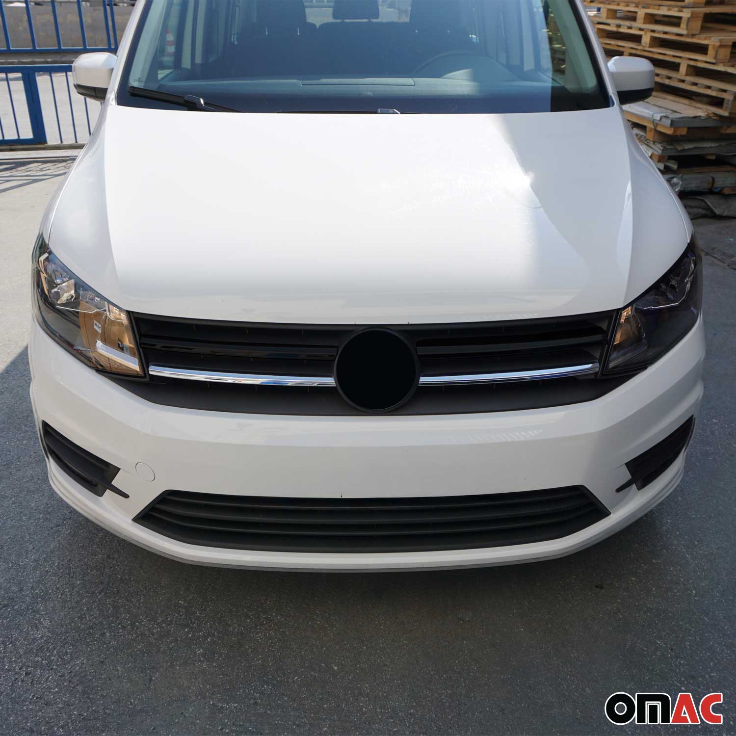 Kühlergrill Leisten Grillleisten für VW Caddy 2015-2020 Edelstahl Chrom 2tlg