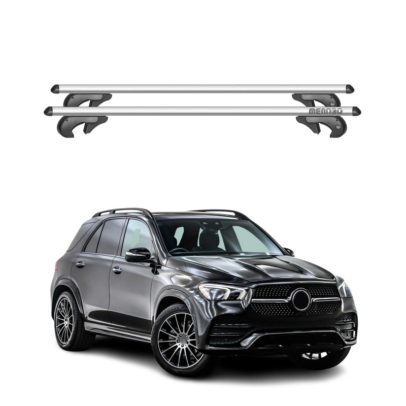 Menabo Dachträger Gepäckträger für Mercedes GLE V167 2018-2025 90kg Alu Grau