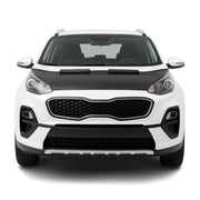 Haubenbra Steinschlagschutz für Kia Sportage QL 2017-2021 Schwarz Halb