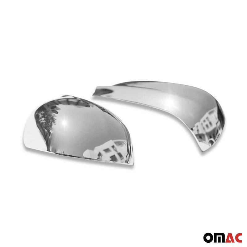 Spiegelkappen Spiegelabdeckung für Seat Arosa 1997-2004 Chrom ABS Silber 2tlg