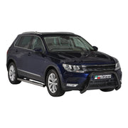 Frontbügel Frontschutzbügel für VW Tiguan Allspace 2016-2024 ø76mm Stahl Schwarz