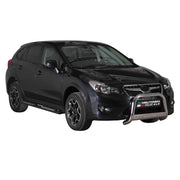 Edelstahl Seitenschweller Schwellerrohre für Subaru XV 2012-2017 Schwarz