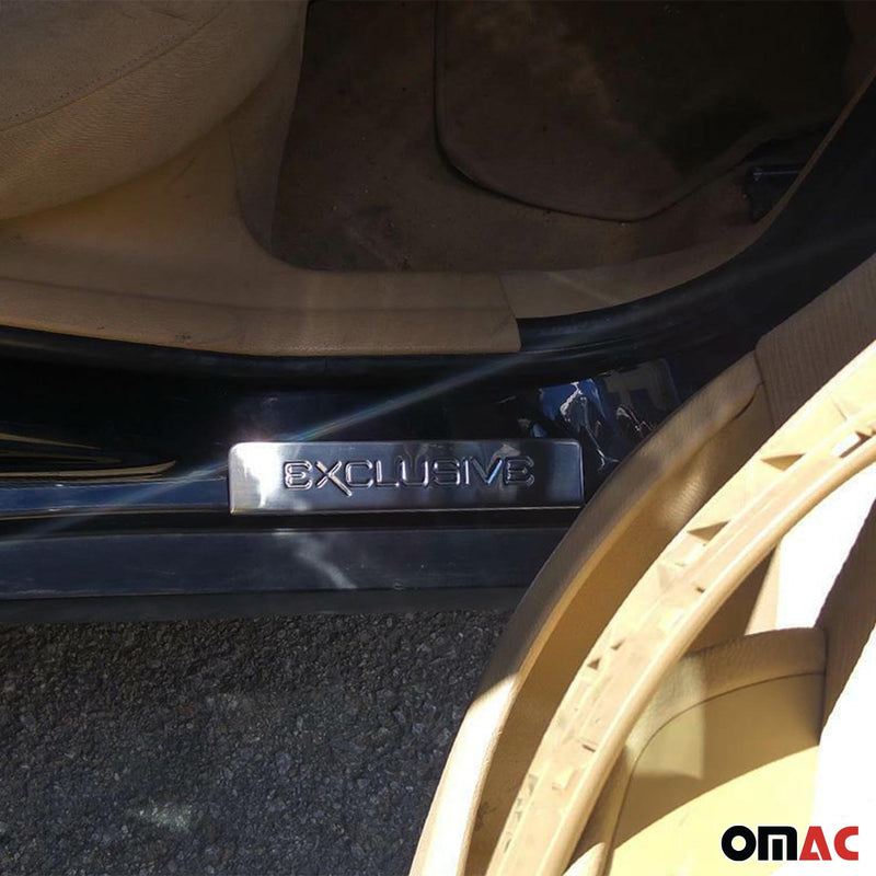 Einstiegsleisten Türschweller Exclusive für Audi A4 Edelstahl Silber 4tlg