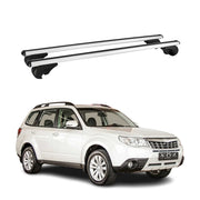 Dachträger Grundtäger für Subaru Forester III 2008-2013 75kg Alu Silber 2 tlg