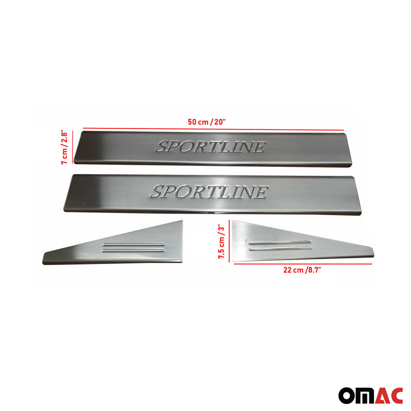 Einstiegsleisten Türschweller für Land Rover Freelander 2006-2014 Edelstahl 4tlg